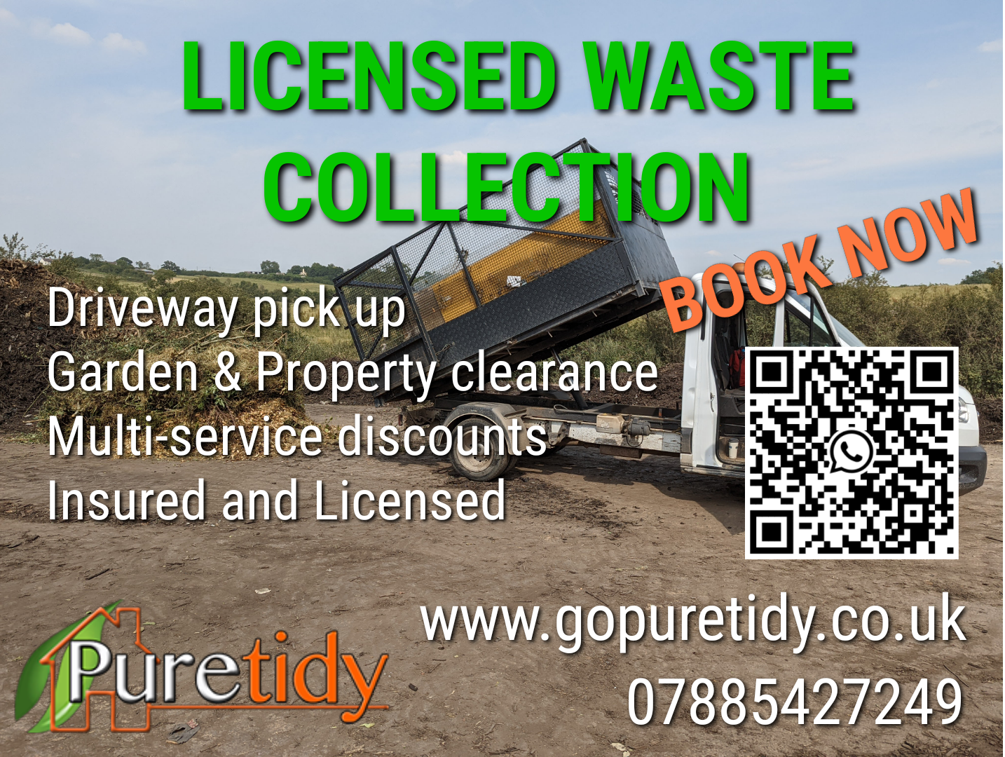 Licensed and insured waste collection and management Swindon Wiltshire.